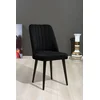 Conceptum Hypnose Set 4 trpezarijske stolice Vega Crni