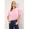 Trendyol Milla Ženska majica TWOSS23TS00153, Roze