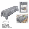 KMT PVC Stolnjak, 20 m, Crno-Bela