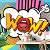 Samolepilna tapeta v pop art stilu – WOW! - 343x231