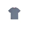 ALPHA INDUSTRIES Majica golobje modra/pastelno oranžna