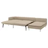 SÖDERHAMN Sofa ležaj 4-sed, s lenjivcem bez stranice/Kelinge bež