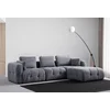 Atelier del Sofa Ugaona garnitura Amaris, 290x200 cm, Siva