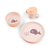 DONE BY DEER Set za jelo Foodie Wally, Roze