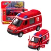 slomart Gasilsko vozilo, kovinsko, LEAN TOYS, 1:32, lučke, zvok