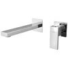 CUBEMIX concealed 2 hole washbasin mixer tap, chrome - Chrome - Sapho - CUBEMIX - 72 - Medeninasti - Vzvod - Kvadratni - 199 - 14