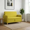 Sofa s pohranom Svijetlo žuta 122 x 78 x 87 cm Poliester