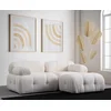 ATELIER DEL SOFA Ugaona garnitura Petite 2 White