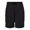Nylon Cargo Shorts Black