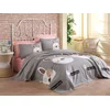 Aberto Design Set Double prekrivač Tavşancik, 200x235cm, Siva