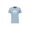 ALPHA INDUSTRIES Majica Basic Logo nebeško modra