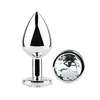 Diamond Butt Plug Medium Clear