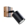Sollux SL.1343 - Zidna spot svetiljka FAGER 1xGU10/10W/230V crna