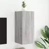 Zidni TV ormarić s LED svjetlima boja hrasta 30,5 x 35 x 70 cm
