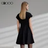 G2000 Ženska haljina, Midi, Crna