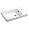 SAPHO Elegantno Keramično Umivalno Korito LUXA 55x30 cm - Bela