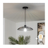 Brilagi - LED luster na sajli CERIA WIRE 1xE27/40W/230V prečnik 26 cm crna