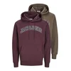 JACK & JONES Majica JJECaleb zelena / bordo / črna / bela