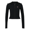 Tommy Jeans Pletena jopa rdeča/črna/bela