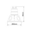 DAWN LED SIJALICA GU10 DIM 6.5W 3000K 520lm 36° PRO