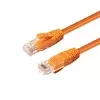MicroConnect CAT6A UTP 7,5 m oranžen LSZH