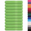 Ručnici za saunu FROGN 10 kom jabukasto zelene 80x200 cm 360 g/m2