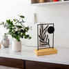 Atelier Del Sofa Dekorativna figura Sunrise, 24x8x17 cm, Crna