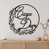 Wallity Zidna dekoracija Carpe Diem 1, 56x56 cm, 1.5 mm, Crna