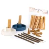 shumee Darilni set - keramično stojalo, naravno kadilo Palo Santo iz PERUJA