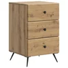vidaXL Nočna omarica Artisan hrast 43 x 41 x 66,5 cm Inženirski les