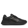 Calvin Klein Superge City Runner Laceup Lth Mix HM0HM02309 Črna
