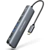 slomart CableCreation USB-C Hub, 7-v-1 Multiport adapter, HDMI 4K 60Hz, Ethernet 1Gbps, 100W PD
