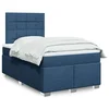 vidaXL vidaXL Box spring postelja z vzmetnico moder 120x200 cm blago, (21321088)