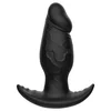 Kangvo - magnetni napihljivi fantazijski dildo velik (črn)