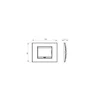 GEWISS GW16203TN poklopac okvir ONE 3M