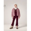 Sinsay - Velur komplet: majica i pantalone - mahagoni