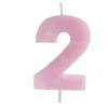 Barvna sveča s številko rojstnega dneva, 6 cm - 2