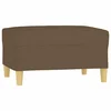 Vidaxl Stolček za noge rjavo 70x55x41 cm blago