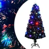 Osvijetljeno božićno drvce sa stalkom i LED 150 cm optička vlakna