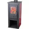 Bella Thalia PEČ NA DRVA 7,0kW, 76%, 39,6x37,5x85cm, RDEČA