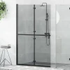 Walk-In zid za tuširanje Crna 120 x 6,5 x 190 cm