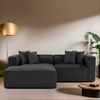 ATELIER DEL SOFA Ugaona garnitura Mora XL Corner Right (L1 CHLRight) Anthracite