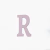 Drveno slovo R roze