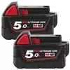 MILWAUKEE Akumulator M18 B502 Redlithium-Ion 18V 5,0 Ah