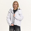 Cropp - Bomber jakna s kapuljačom - light grey