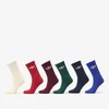Nogavice adidas Trefoil Crew Sock Cushion 6-Pack Night Indigo/ Collegiate Green/ Maroon L