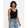 JDY Top Nanna 15180497 Črna Slim Fit