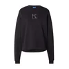 KARL LAGERFELD JEANS Majica črna/srebrna