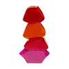 KARE Svečenik Lips, višina 30 cm, poliresin, rdeča barva - Dnevna soba/jedilnica - Dizajn - rdeča, oranžna, roza - Plastika