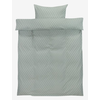 Marcela set flanelske posteljine 140x200 pepeljasto zelena ( 7395480 )